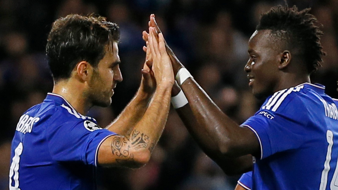 Cesc Fabregas et Bertrand Traore