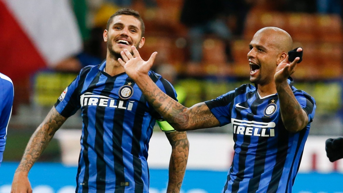 Mauro Icardi et Felipe Melo