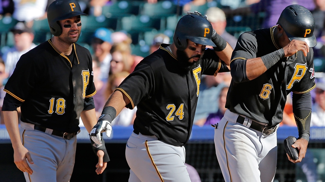 Pedro Alvarez, Neil Walker et Starling Marte