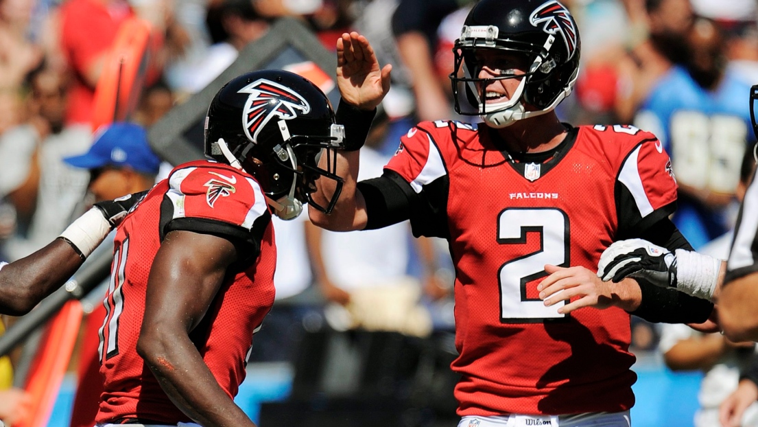 Julio Jones et Matt Ryan