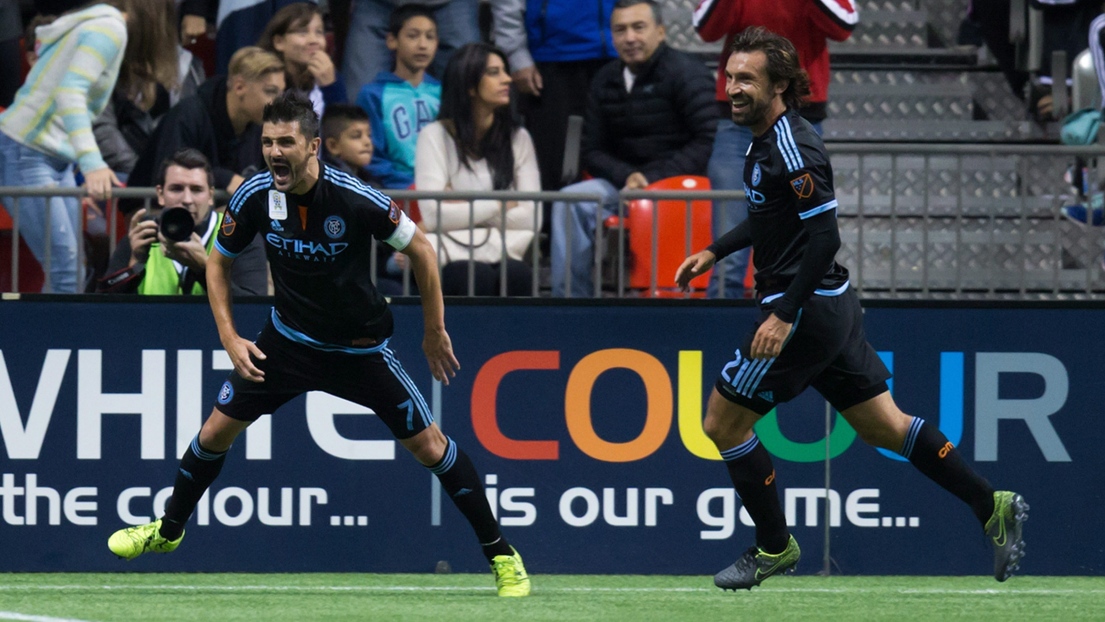 David Villa et Andrea Pirlo