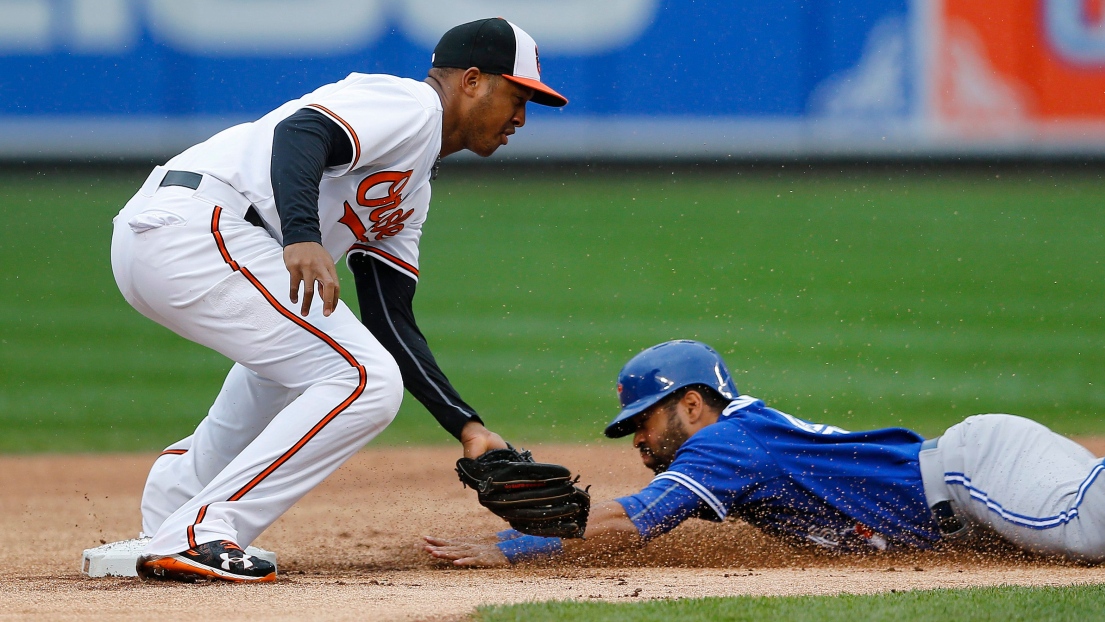 Jonathan Schoop et Dalton Pompey