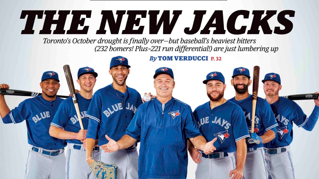 Les Blue Jays de Toronto en page couverture de Sports Illustrated