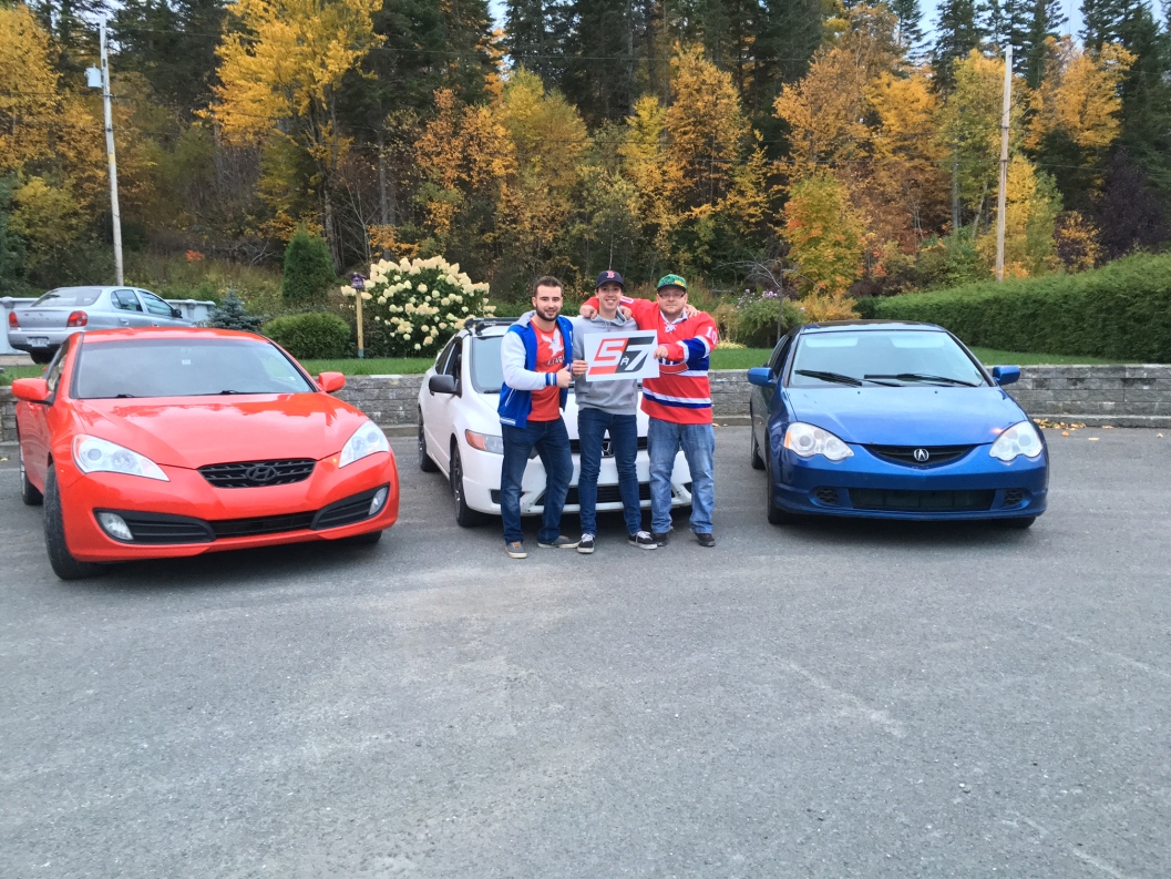 Olivier Landry, Simon Richard et Marc-Olivier St-Pierre Gaspésie