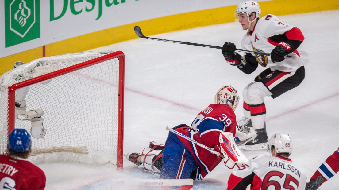 Mike Condon et Kyle Turris