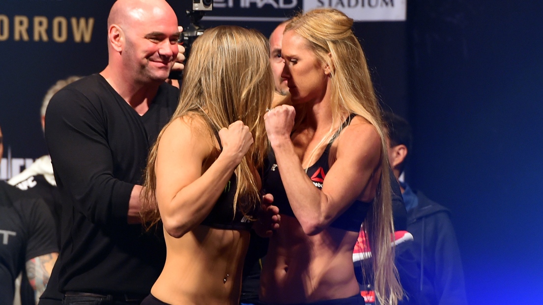 Ronda Rousey et Holly Holm