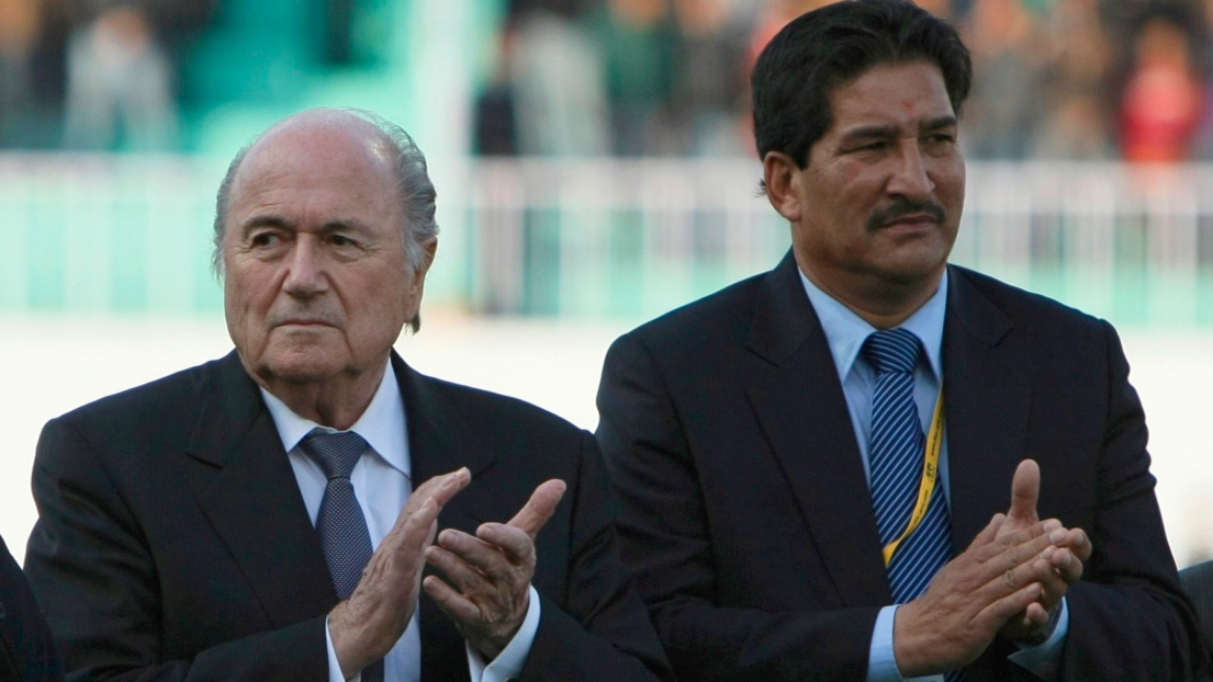 Sepp Blatter et Ganesh Thapa