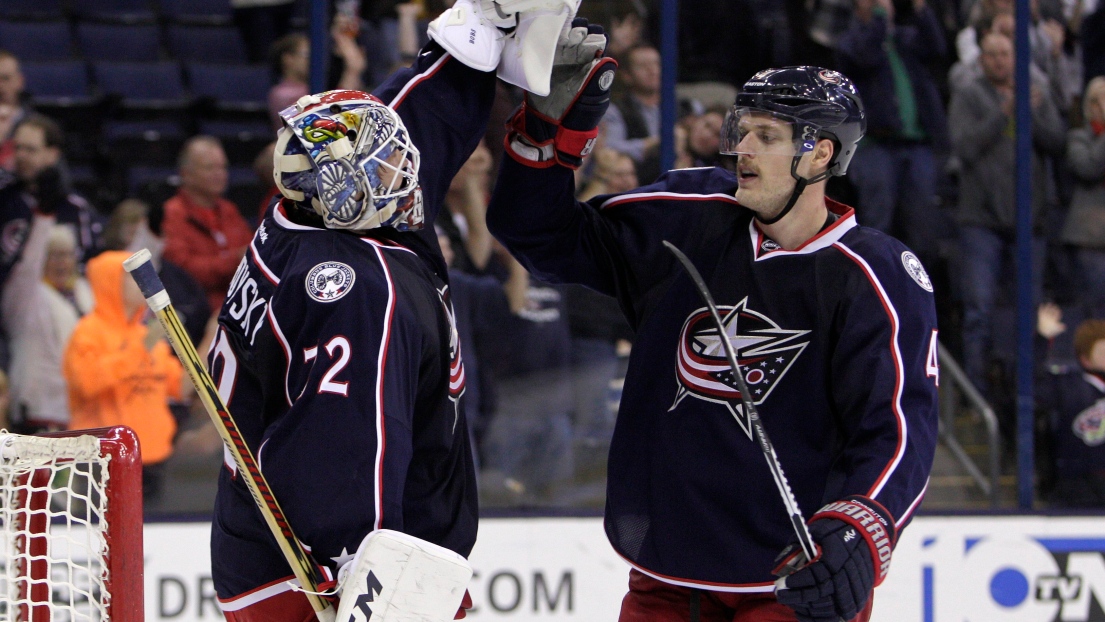 Sergei Bobrovsky et Kevin Connauton