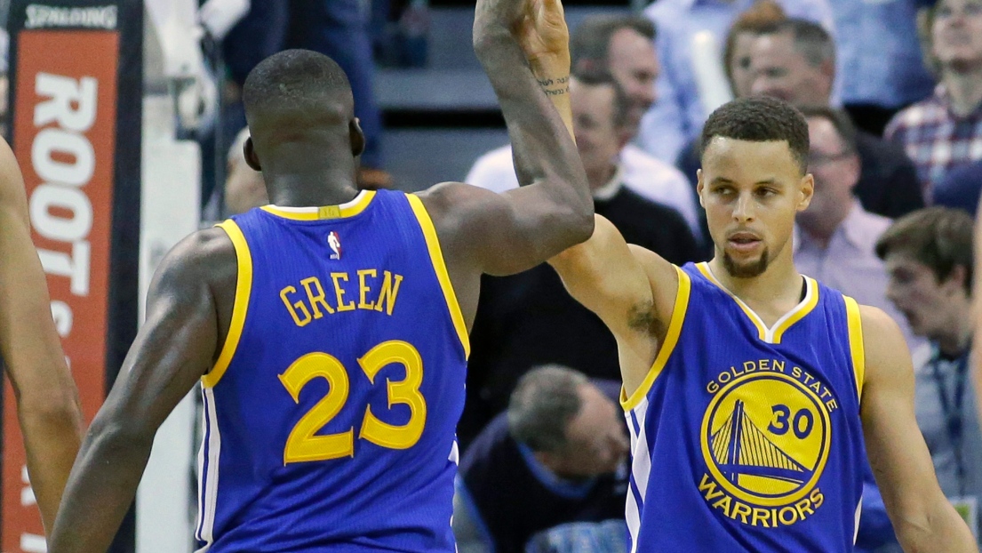 Draymond Green et Stephen Curry