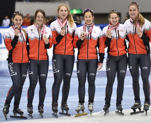 Kasandra Bradette, Kim Boutin, Namasthée Harris-Gauthier, Valérie Maltais, Marianne St-Gelais