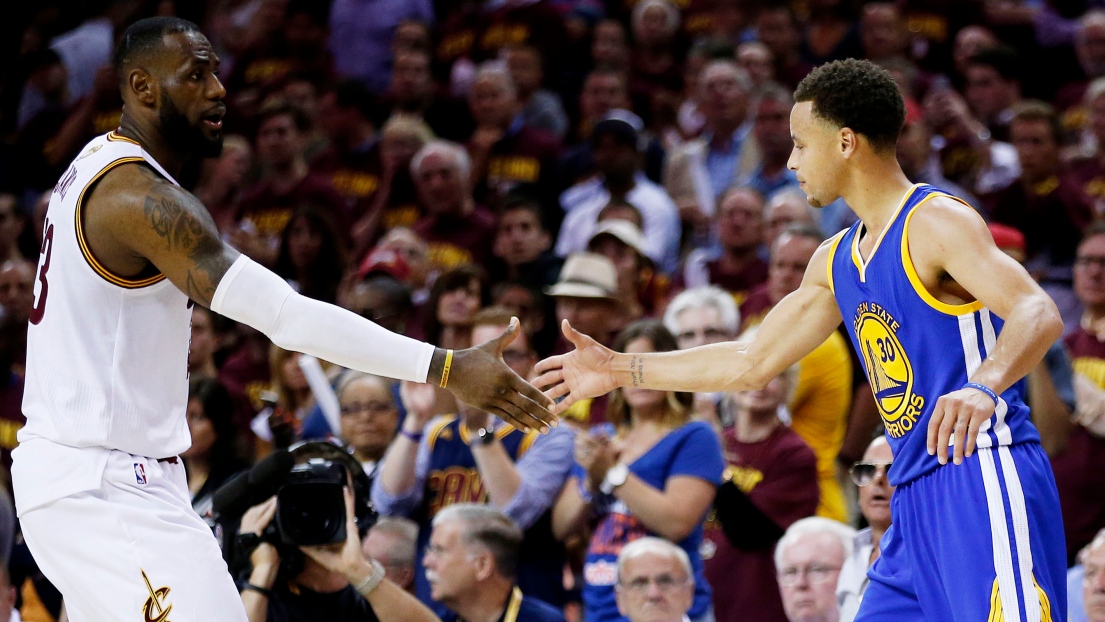 LeBron James et Stephen Curry