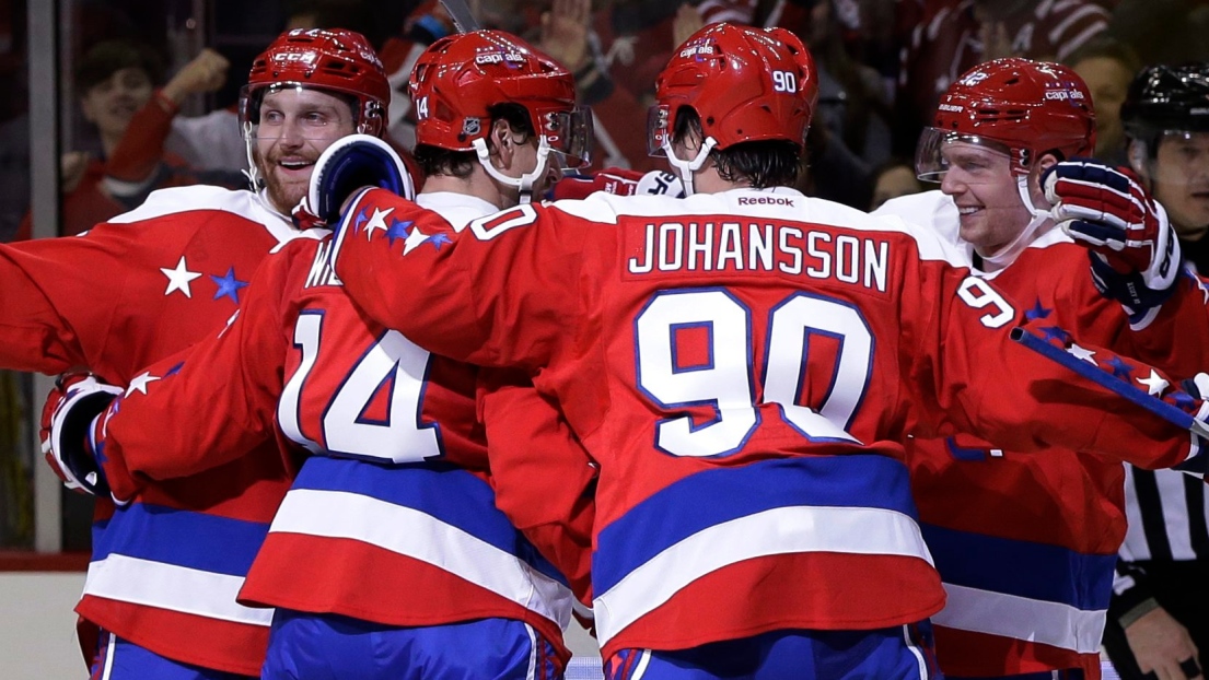 Les Capitals savourent un but de Justin Williams