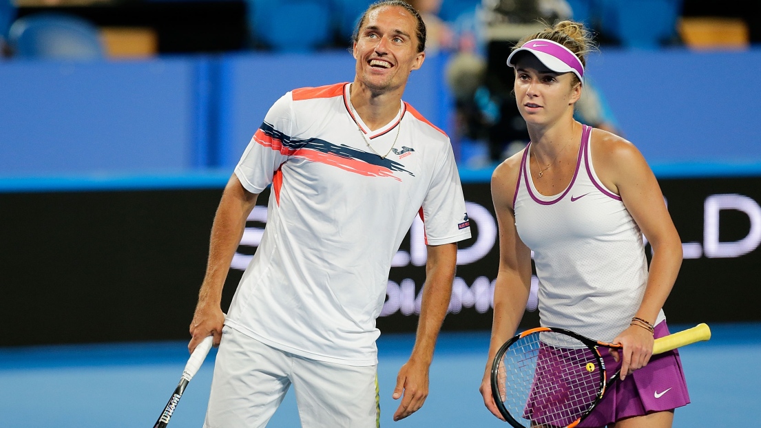 Alexandr Dolgopolov et Elina Svitolina