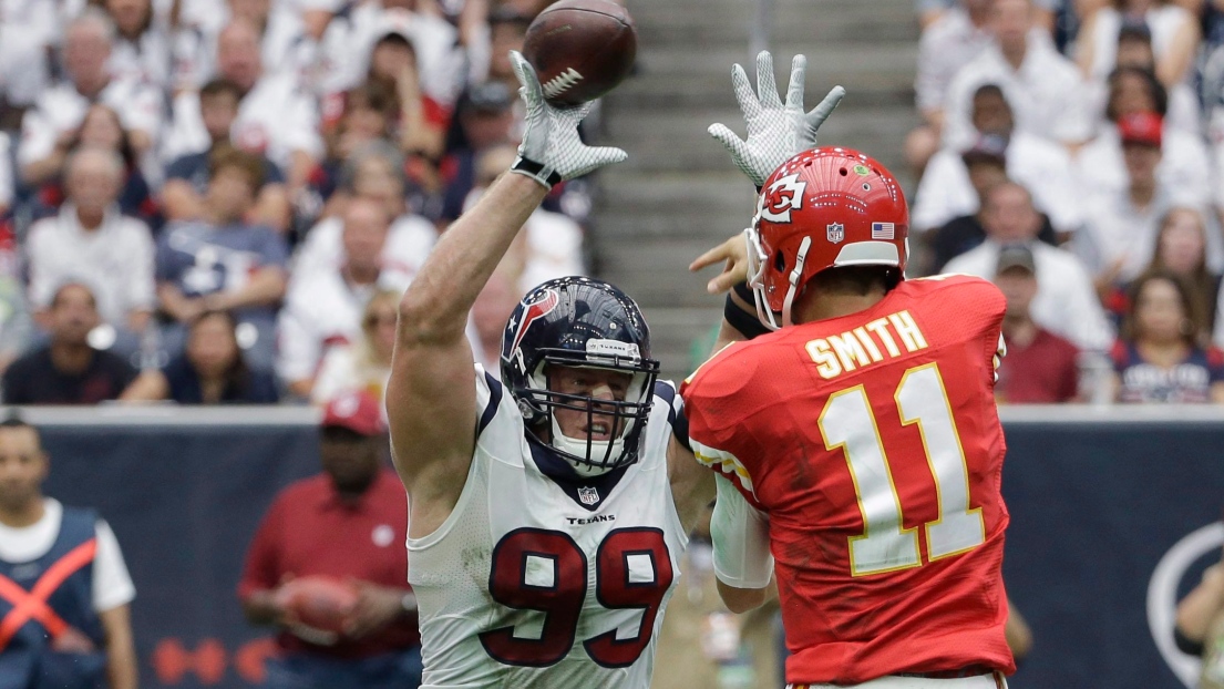 J.J. Watt et Alex Smith