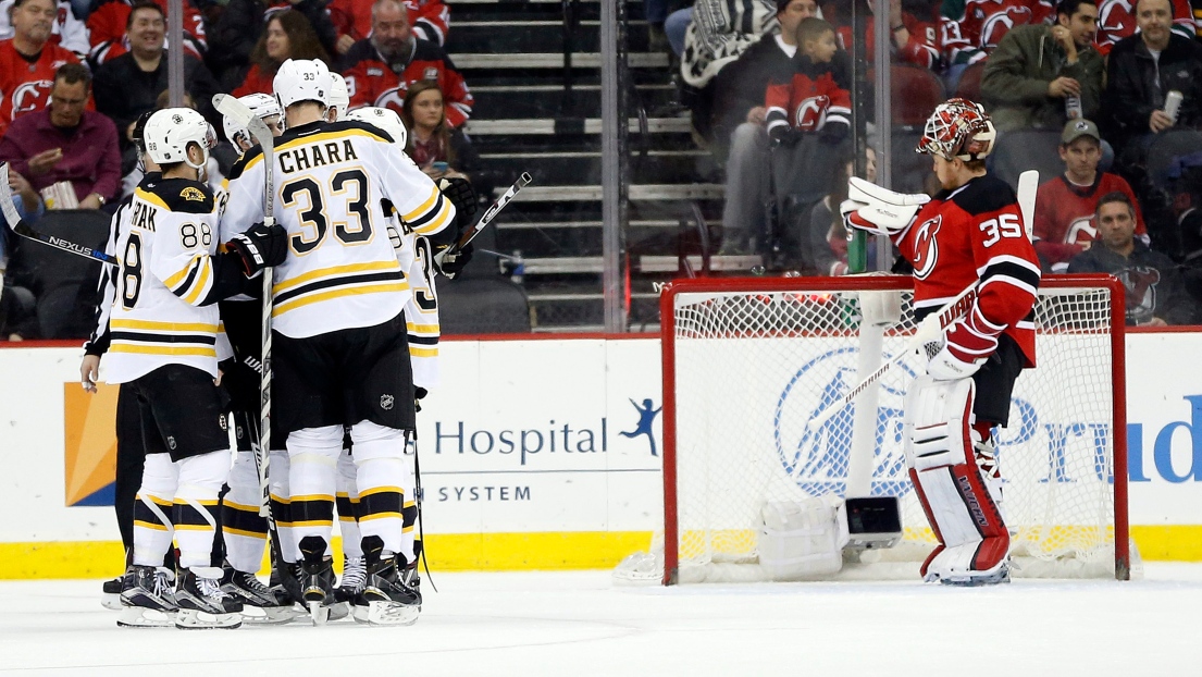 Les Bruins célèbrent