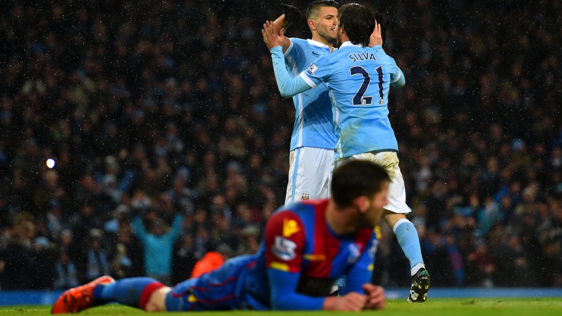 Sergio Agüero et David Silva