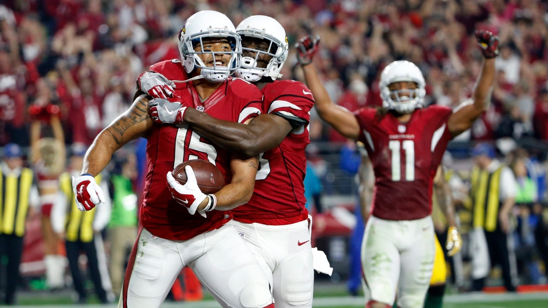 Michael Floyd et Jaron Brown