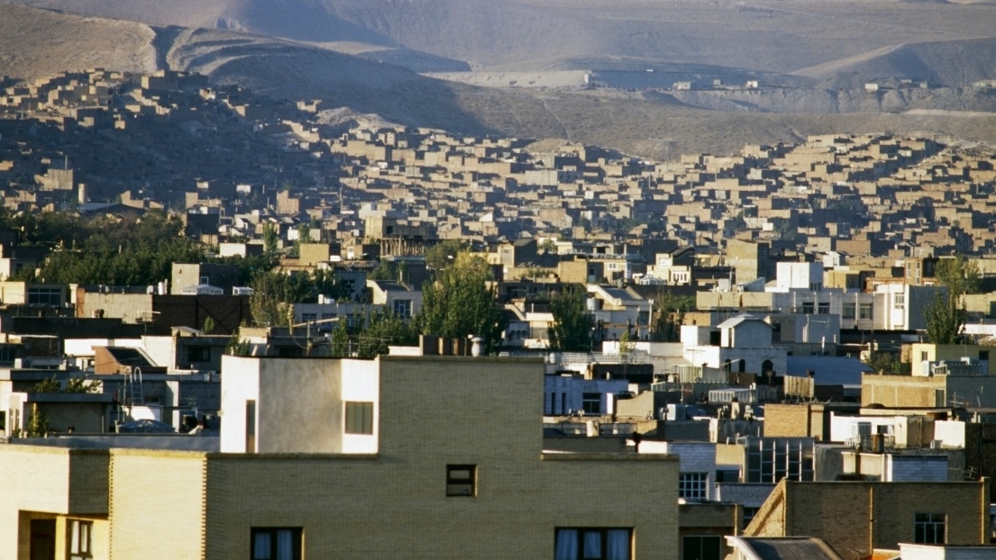 La ville de Tabriz, en Iran