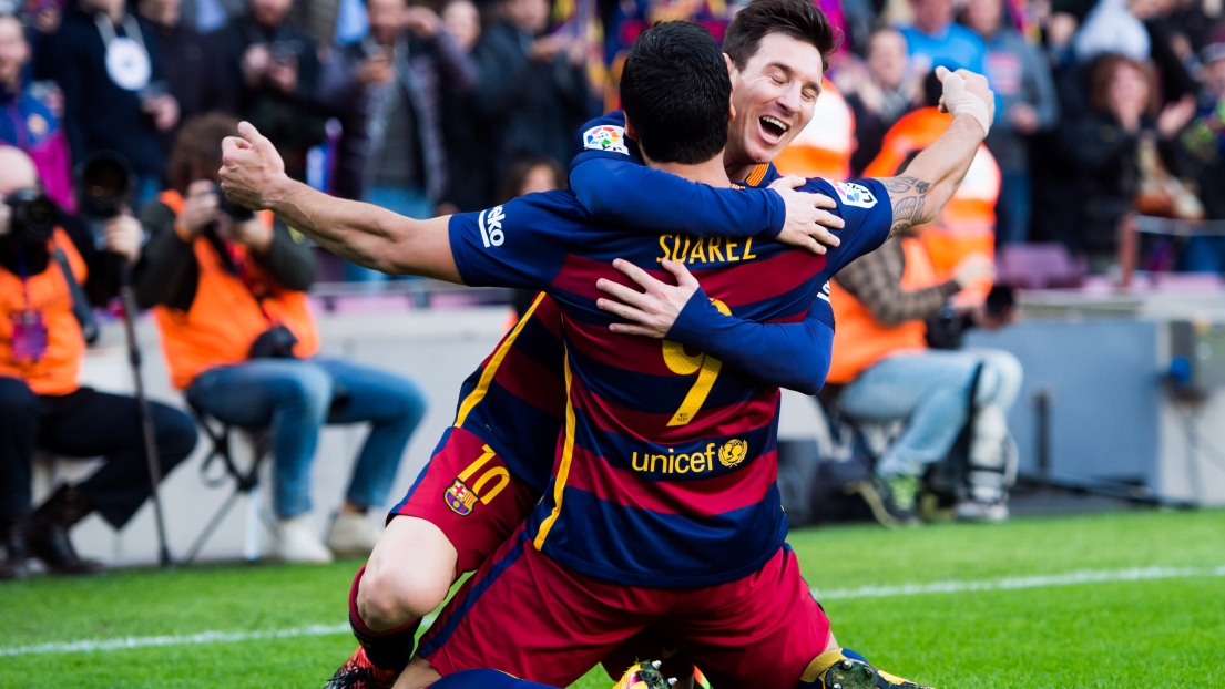 Lionel Messi et Luis Suarez