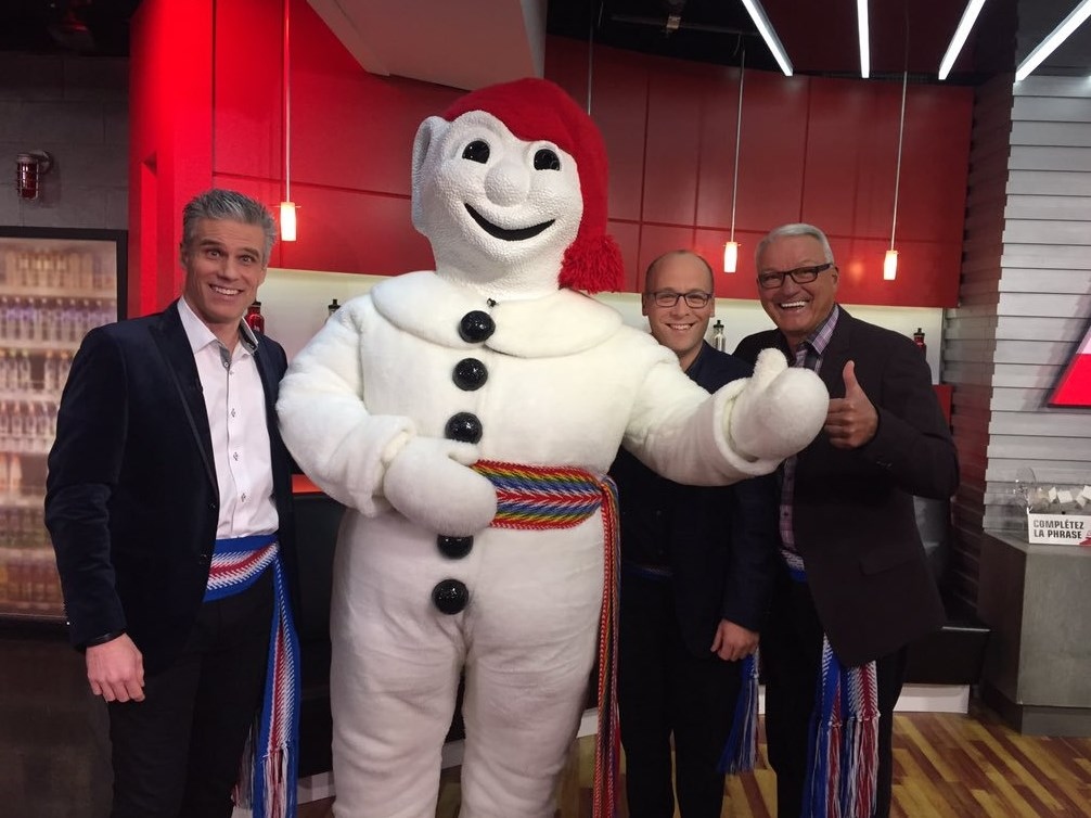 Le bonhomme Carnaval était de passage dans nos studios le 13 janvier 2016. Pas besoin de vous dire à quel point Fred était heureux... Le 5 à 7 RDS Bonhomme Carnaval Québec