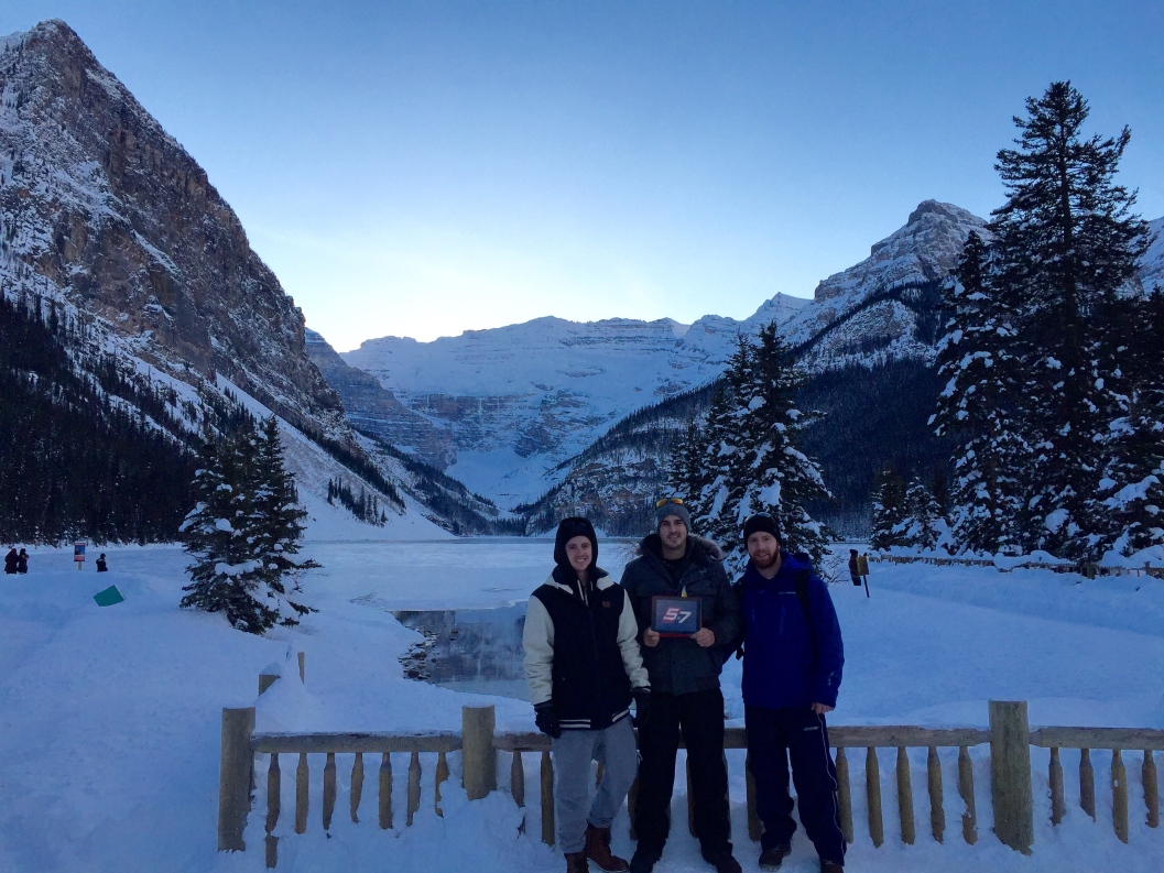 Francis Fleury, William Lafleur et Gabriel Lussier Alberta