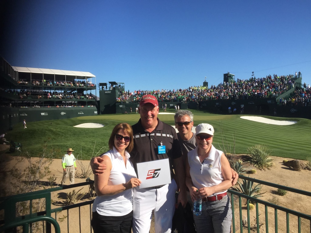 Claude Jutras, Brigitte Bédard, Martine Gaudette et Luc Bédard Arizona