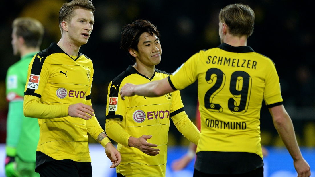 Marco Reus et Shinji Kagawa