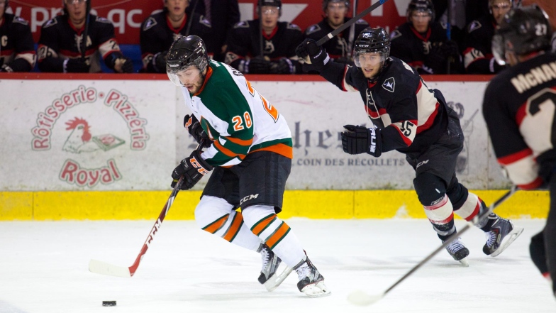 Tommy Giroux lors de la finale de l'Est de l'OUA