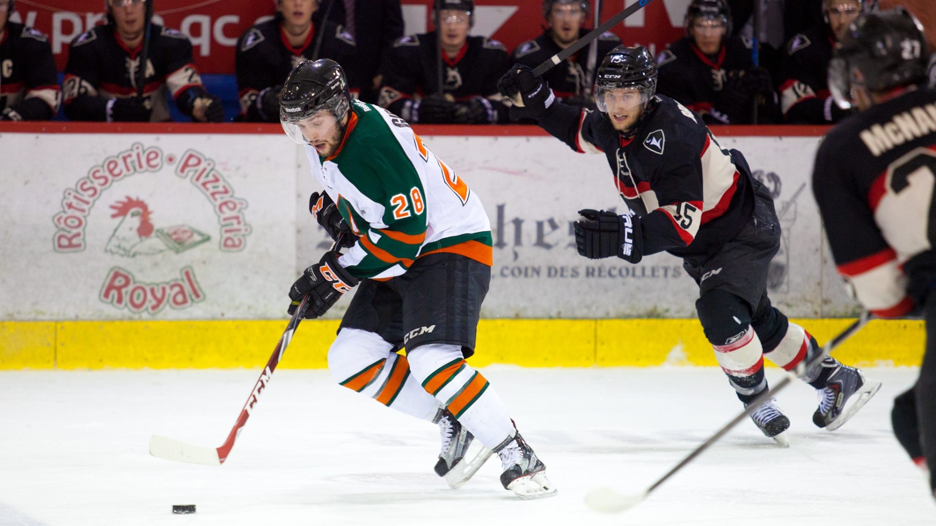 Tommy Giroux lors de la finale de l'Est de l'OUA