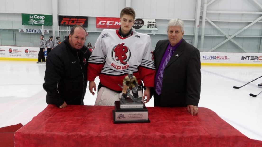 Tristan Côté-Cazenave Trophée Martin Brodeur