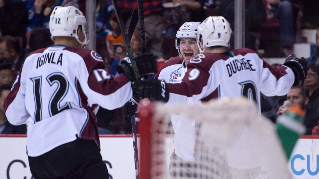 Jarome Iginla, Mikkel Boedker et Matt Duchene