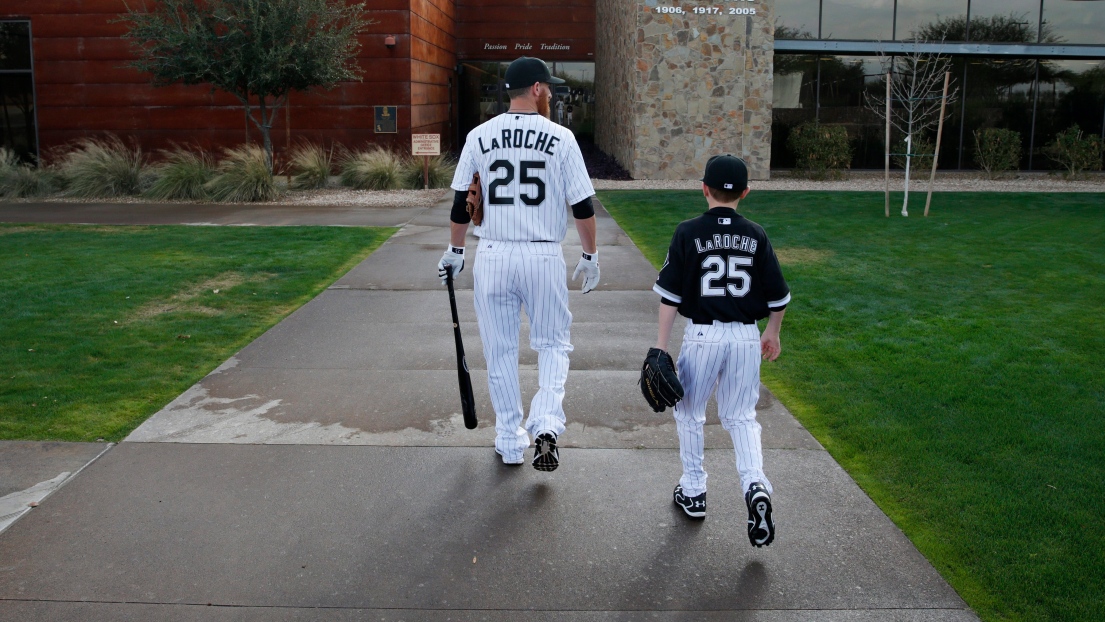 Adam LaRoche et son fils