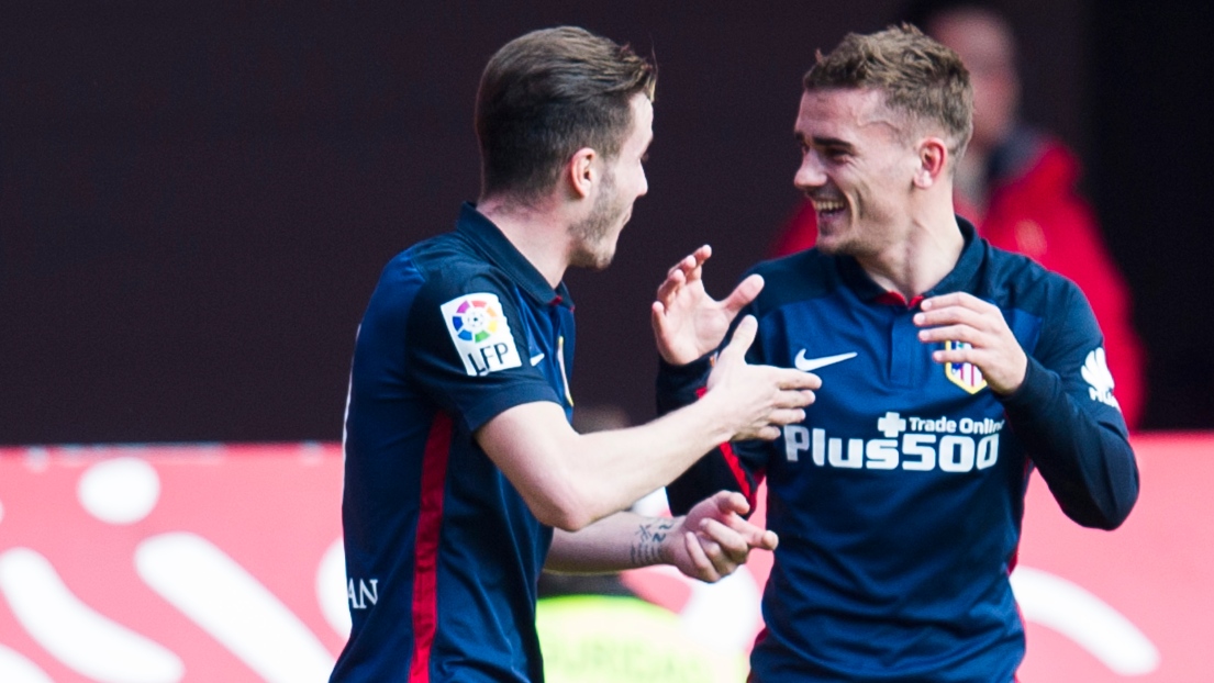 Antoine Griezmann et Saul Niguez