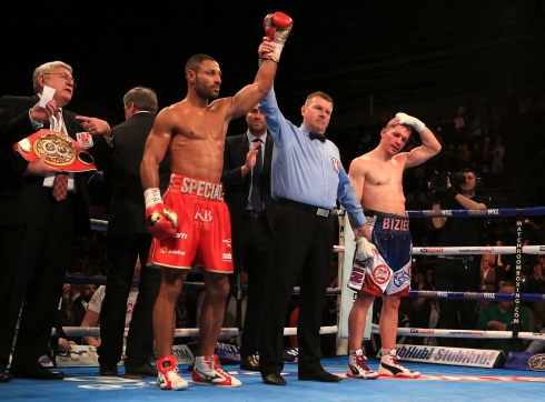 Kell Brook et Kevin Bizier