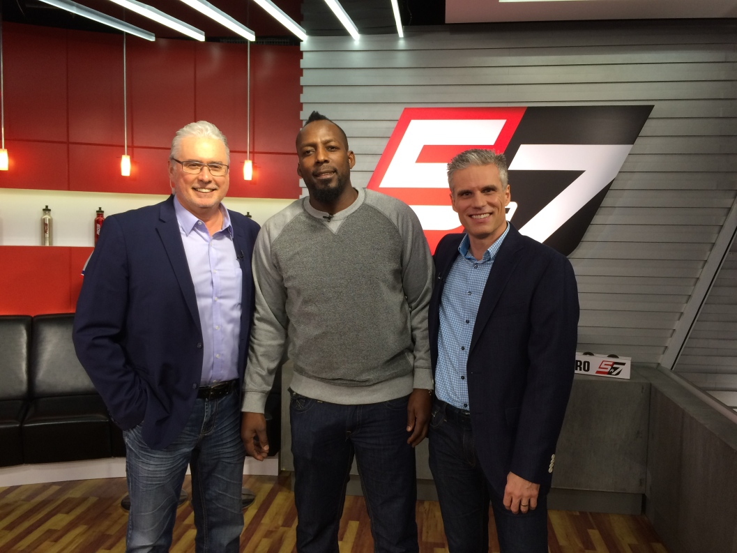 Quel honneur pour nous de recevoir dans nos studios le grand Vladimir Guerrero, le 1e avril 2016. 5 à 7 RDS 01/04/2016 Vladimir Guerrero