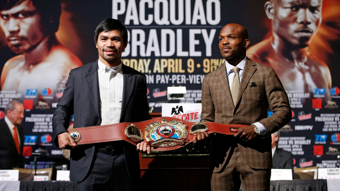 Manny Pacquiao et Timothy Bradley