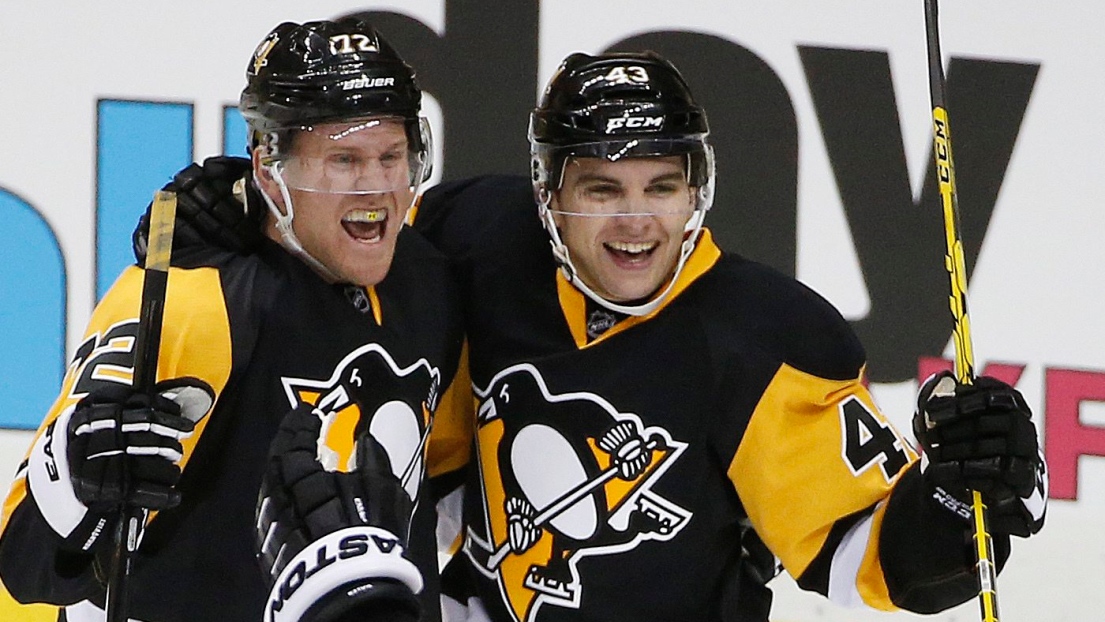 Patric Hornqvist et Conor Sheary