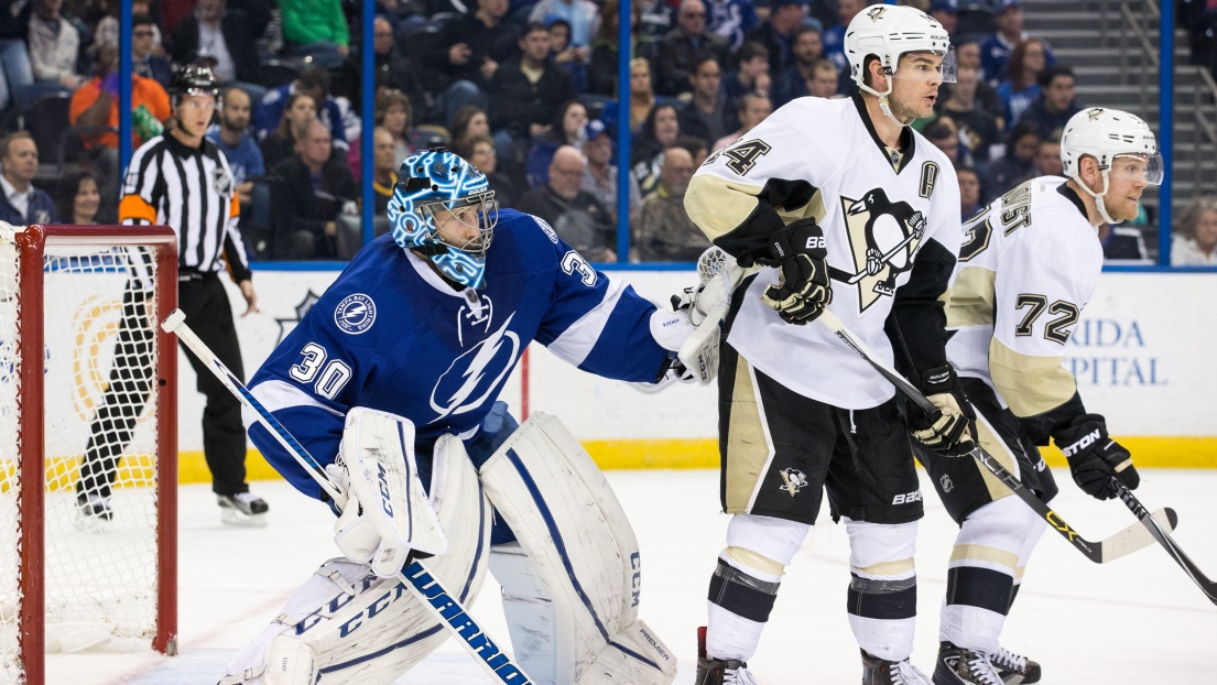 Ben Bishop et Chris Kunitz