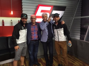 Le 11 mai 2016, les frères Charles et François Hamelin étaient de passage dans nos studios! 11/05/2016 Charles François Hamelin RDS 5 à 7