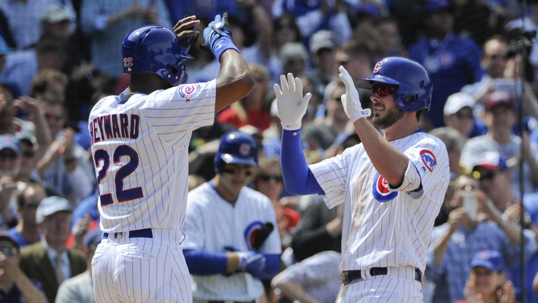 Kris Bryant et Jason Heyward