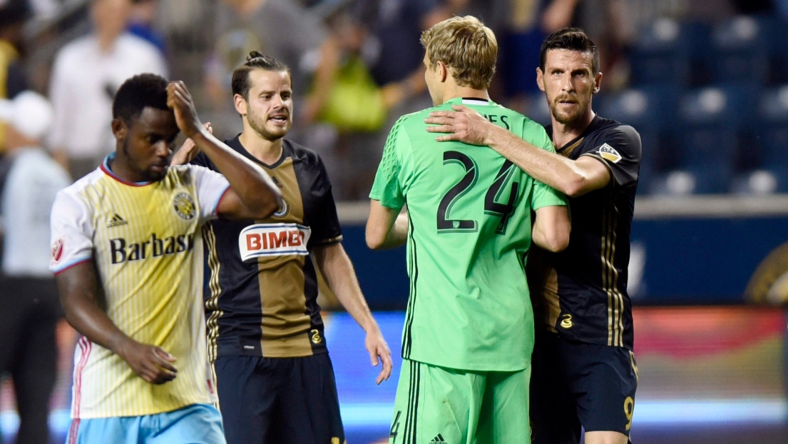 Sebastien Le Toux, Matt Jones et Tranquillo Barnetta