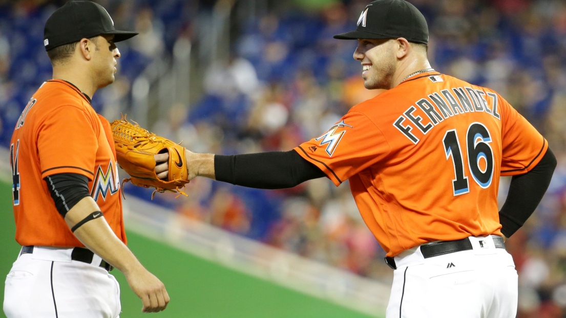 Martin Prado et Jose Fernandez