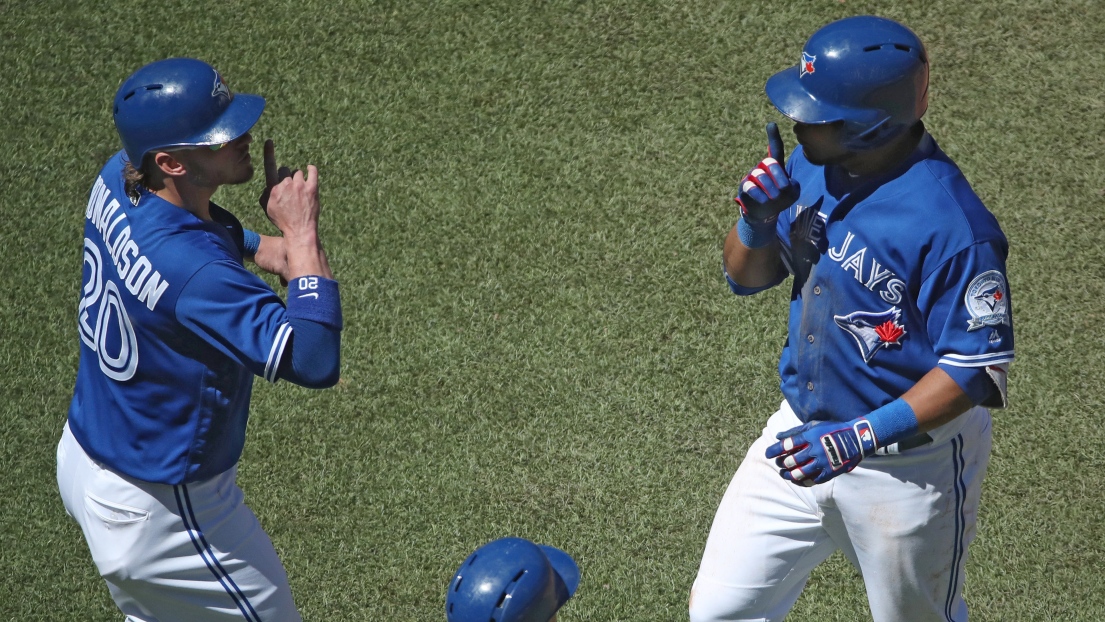 Josh Donaldson et Edwin Encarnacion