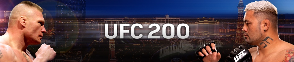 UFC 200 Header
