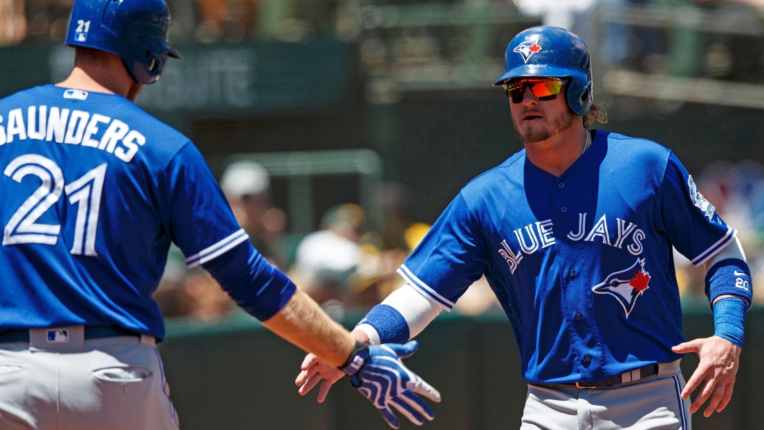 Josh Donaldson et Michael Saunders