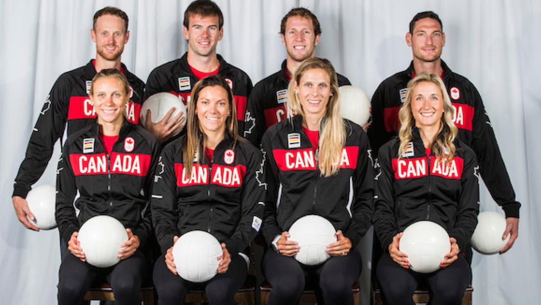 Huit athlètes représenteront le Canada en volleyball de plage à Rio