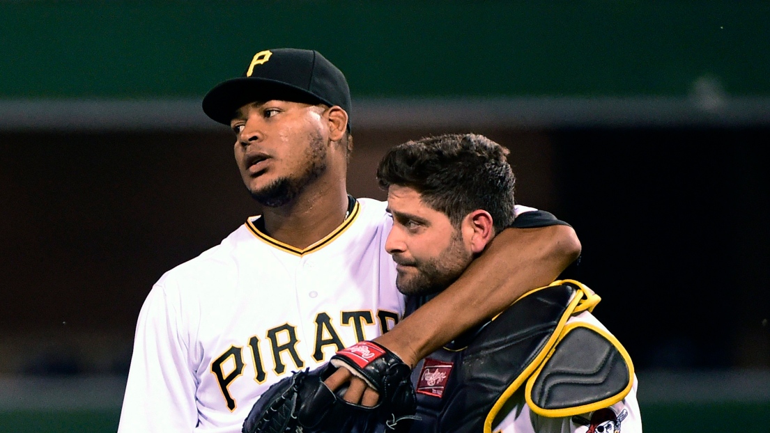 Ivan nova et Francisco Cervelli