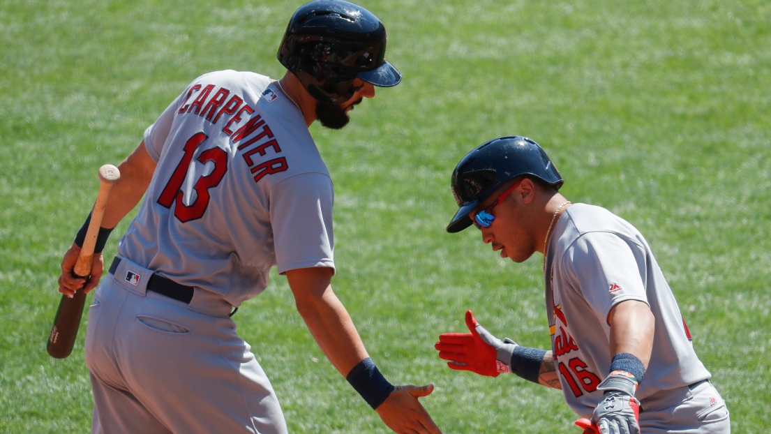 Kolten Wong et Matt Carpenter