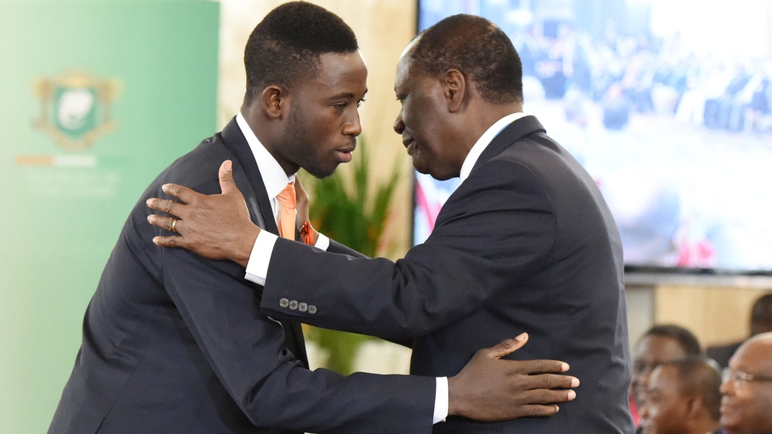 Cheick Sallah Cissé reçoit les félicitations du président ivoirien Alassane Ouattara