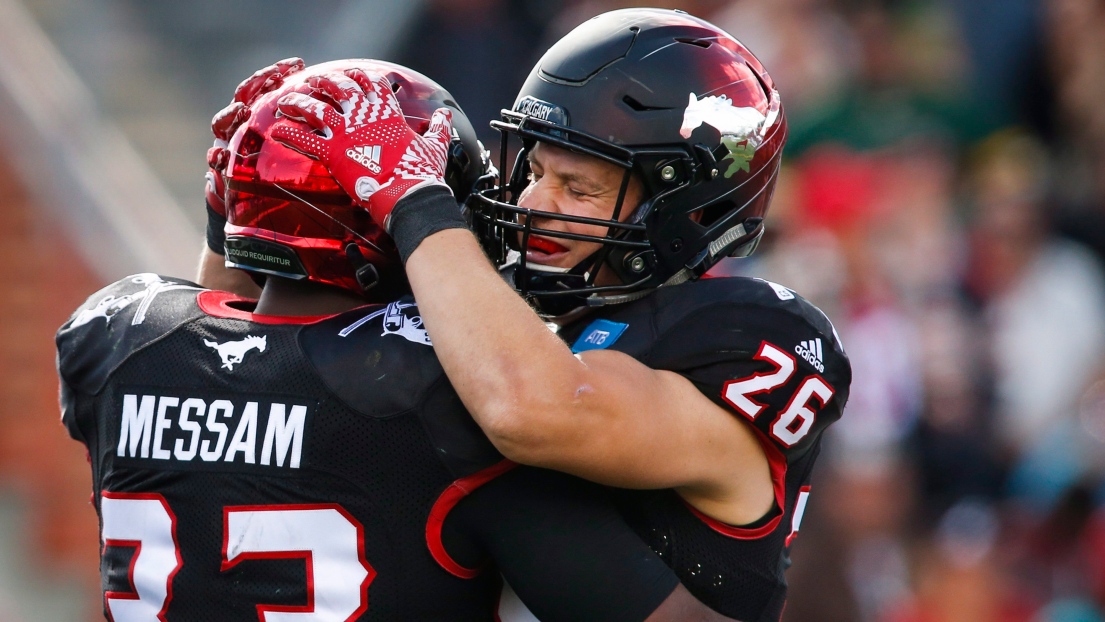 Jerome Messam et Rob Cote